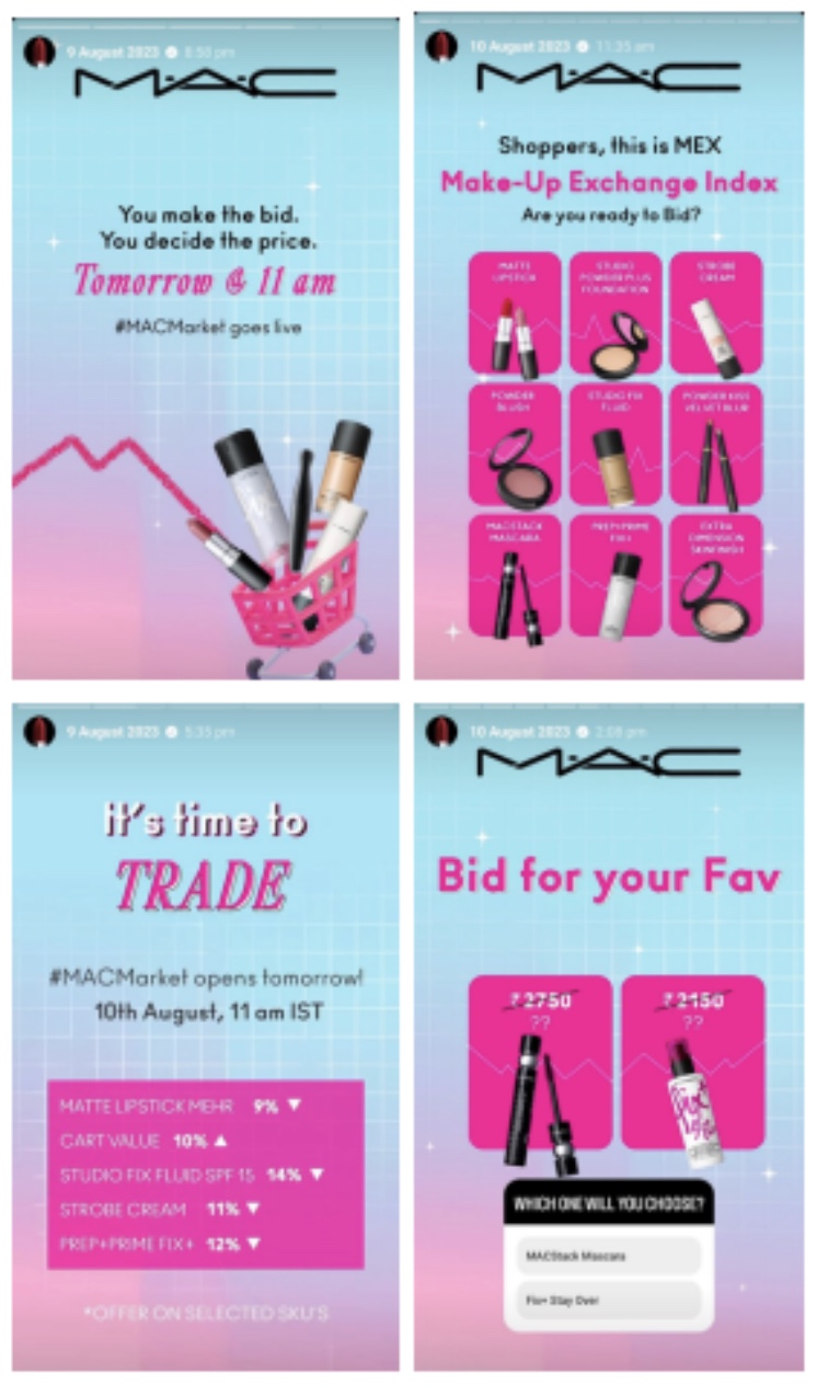 M·A·C Barbiecore campaign creative